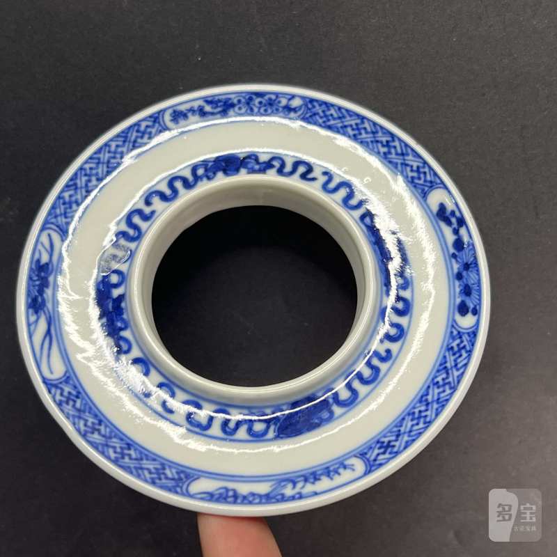 清 青花粉彩瓷器两件 - 图6